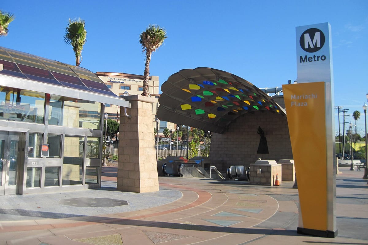 Mariachi Plaza in Boyle Heights, Los Angeles